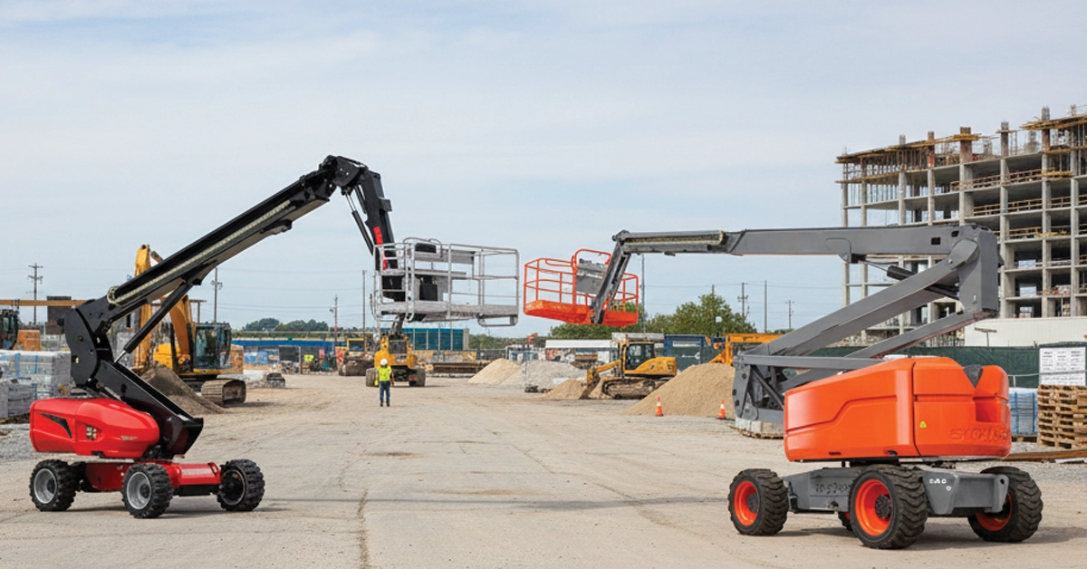 Articulated vs Telescopic Boom Lift